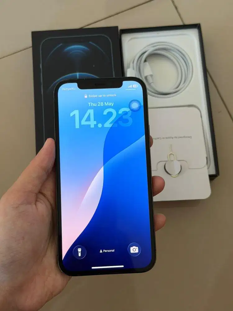 Dijual Iphone 12 Pro 128gb Pacific Blue
