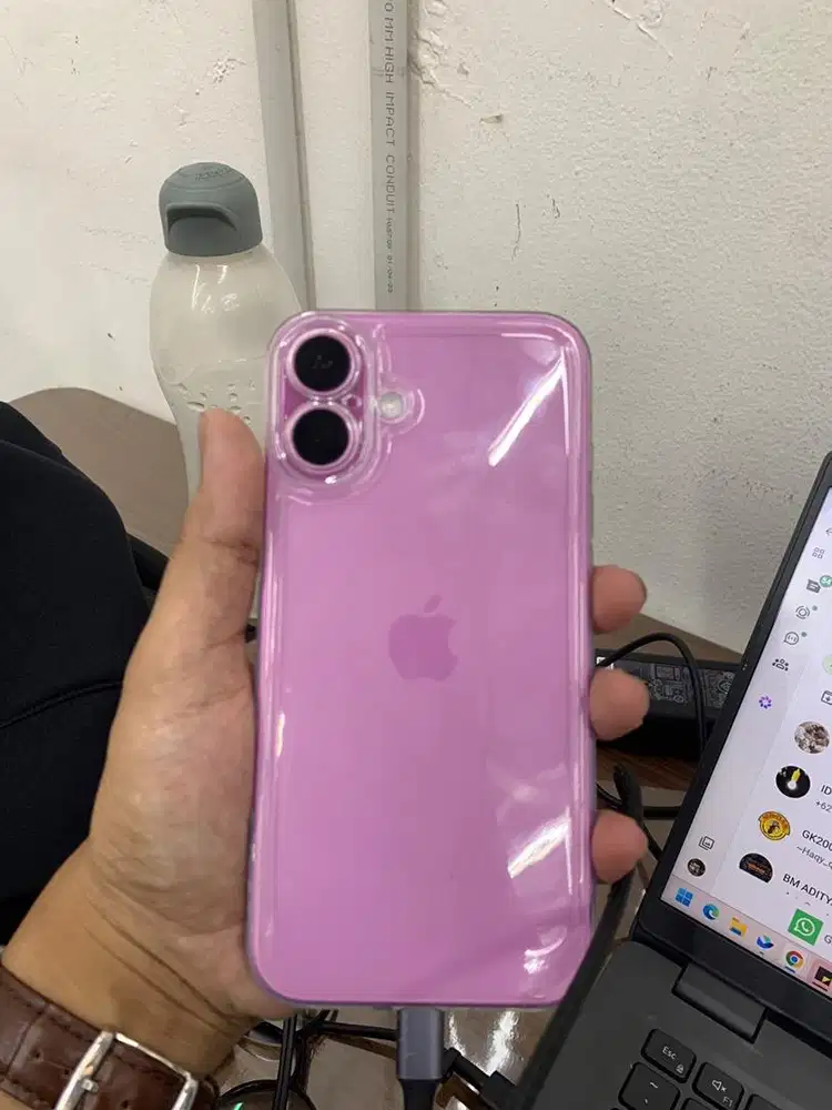 Iphone 16 plus 128 pink like new