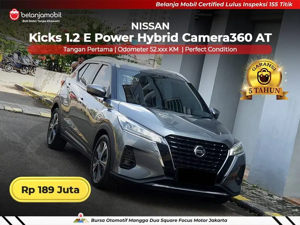 [ LOW KM ] Nissan Kicks 1.2 E Power Hybrid Camera360 2020/2021