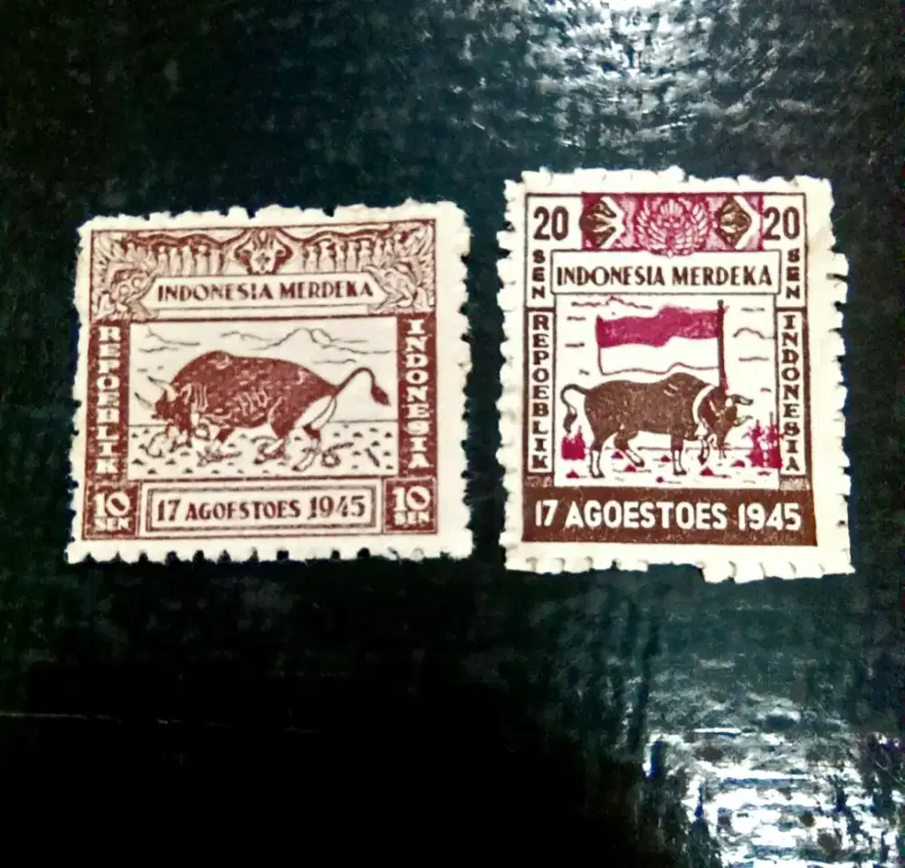 Prangko Indonesia Pertama TH 1946