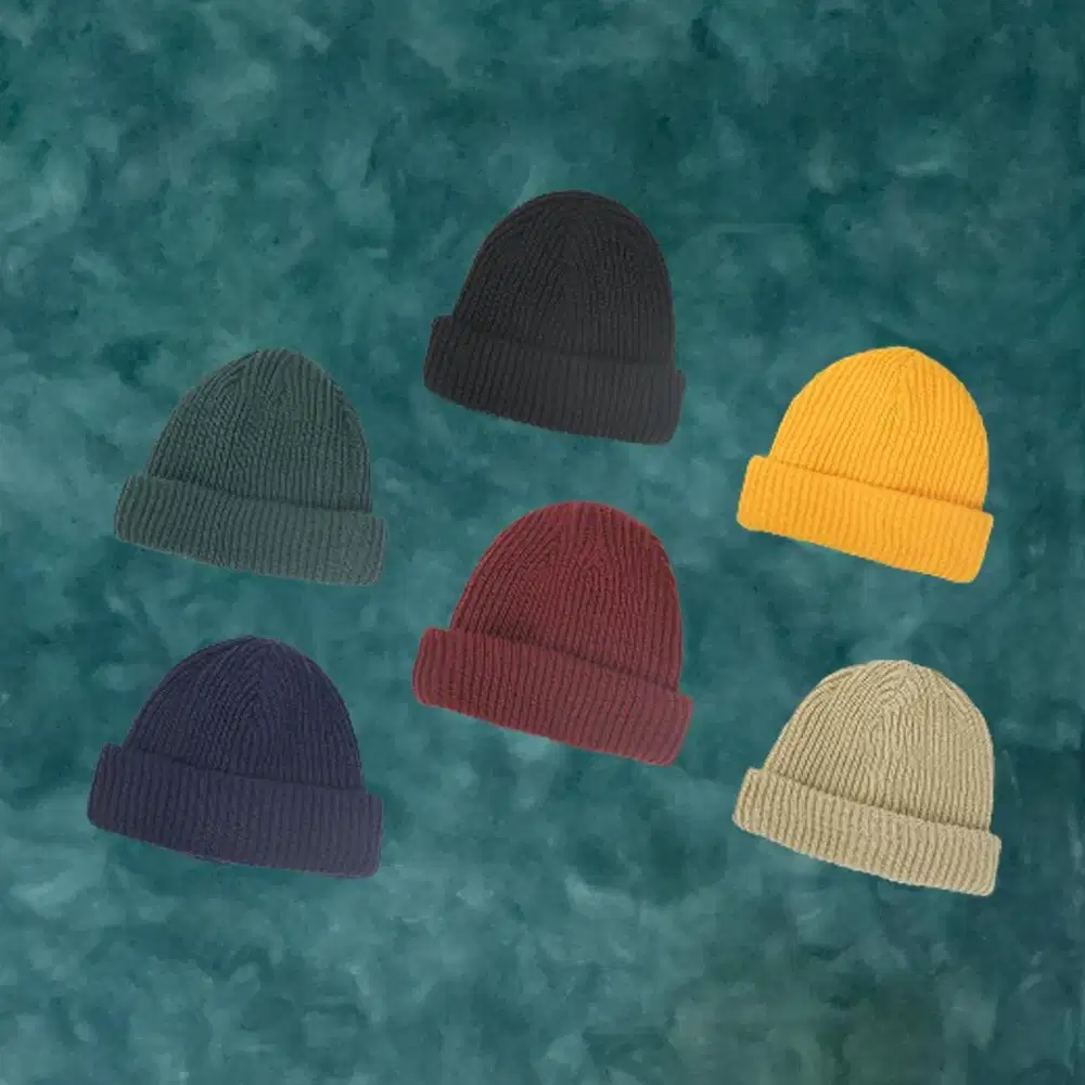 Beanie Hat, Beanie Hat Pendek, Beanie Hat Kupluk, Topi Kupluk, Kupluk