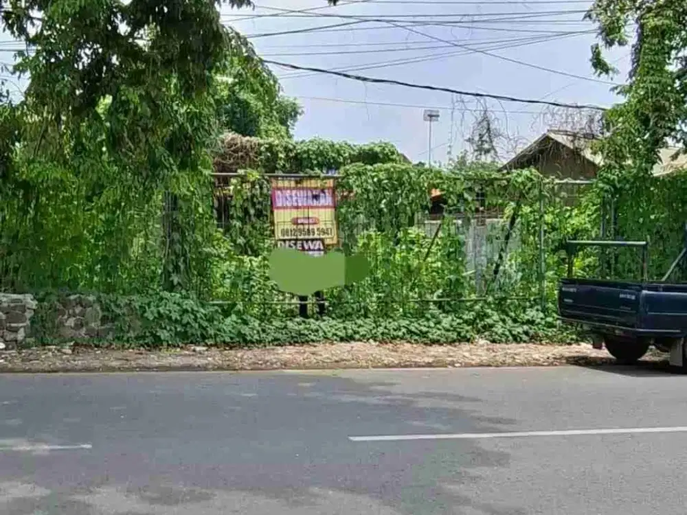 Lahan 1500m disewakan di Raya Perjuangan Dekat Pool Bluebird , Bekasi Timur