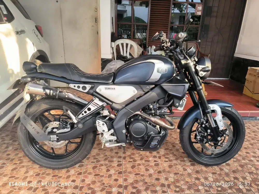 Yamaha XSR 155 2022 Blue mulus modif dikit