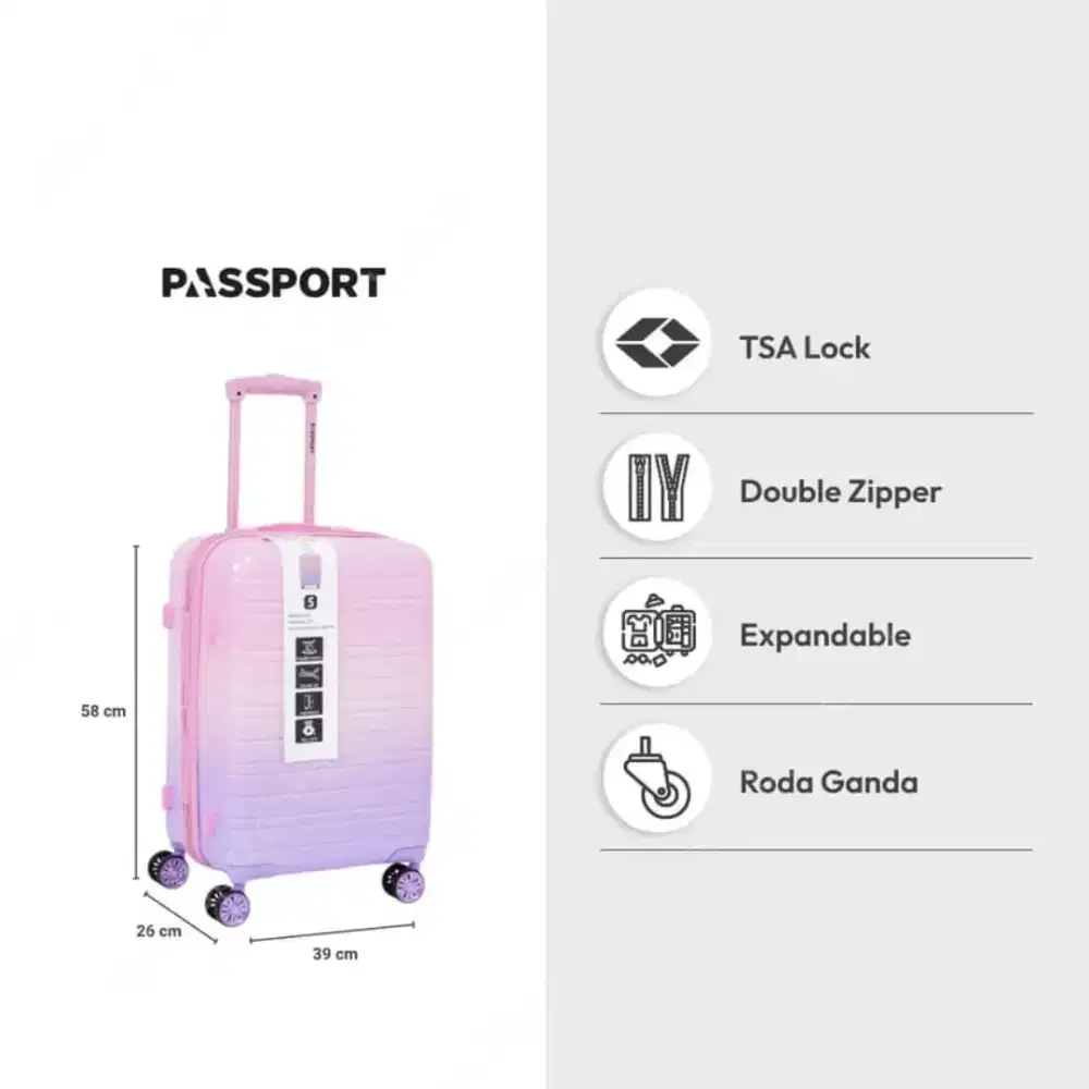 Passport Koper 20'inch