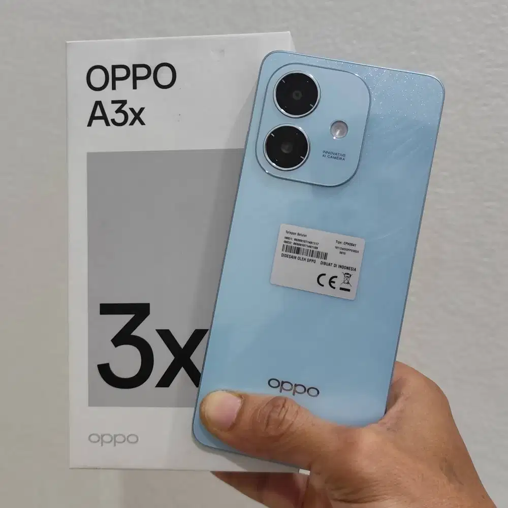 OPPO A3X RAM 4/64GB FULLSET MULUS NORMAL