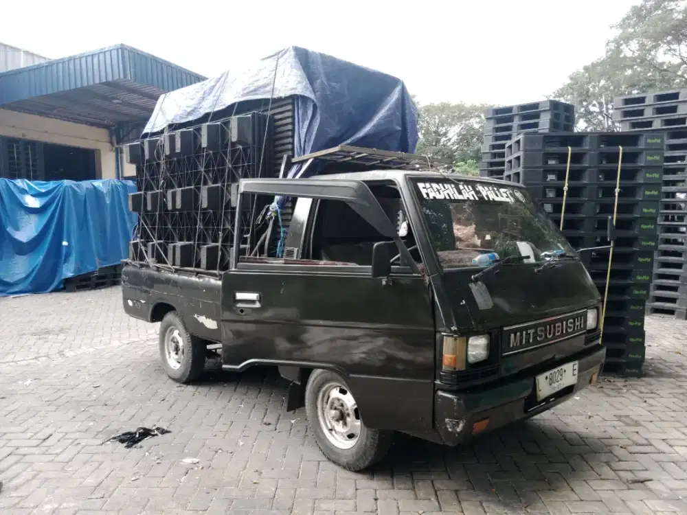 Pallet plastik bekas siap kirim hari ini