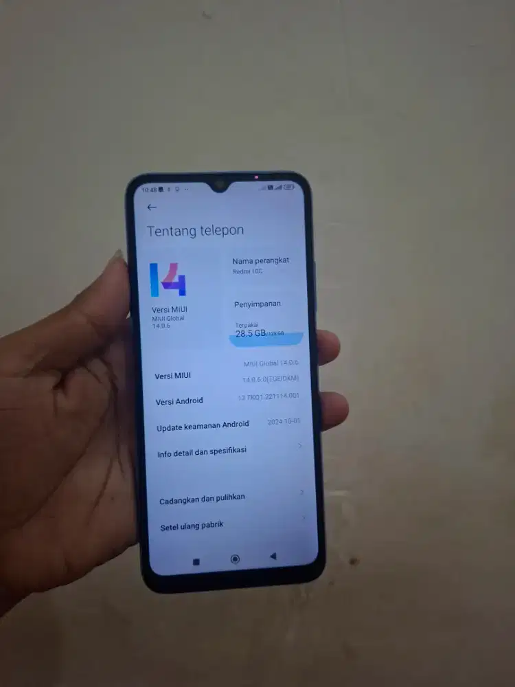 Redmi 10c 4/128 hp kabel data