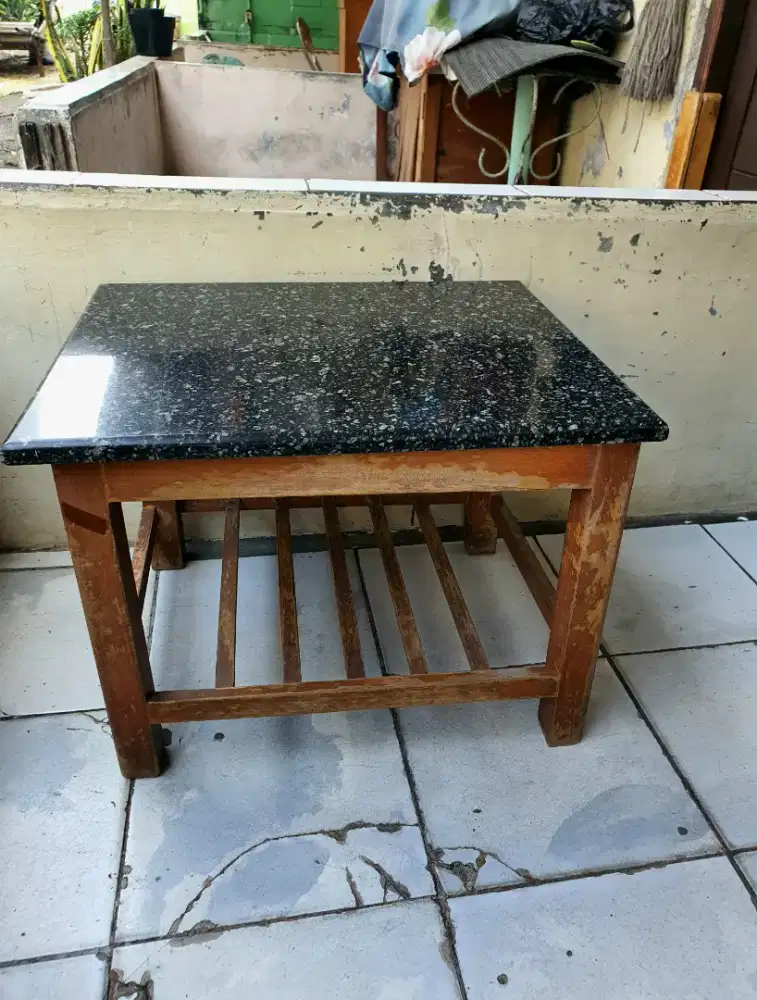 Meja Marmer Asli