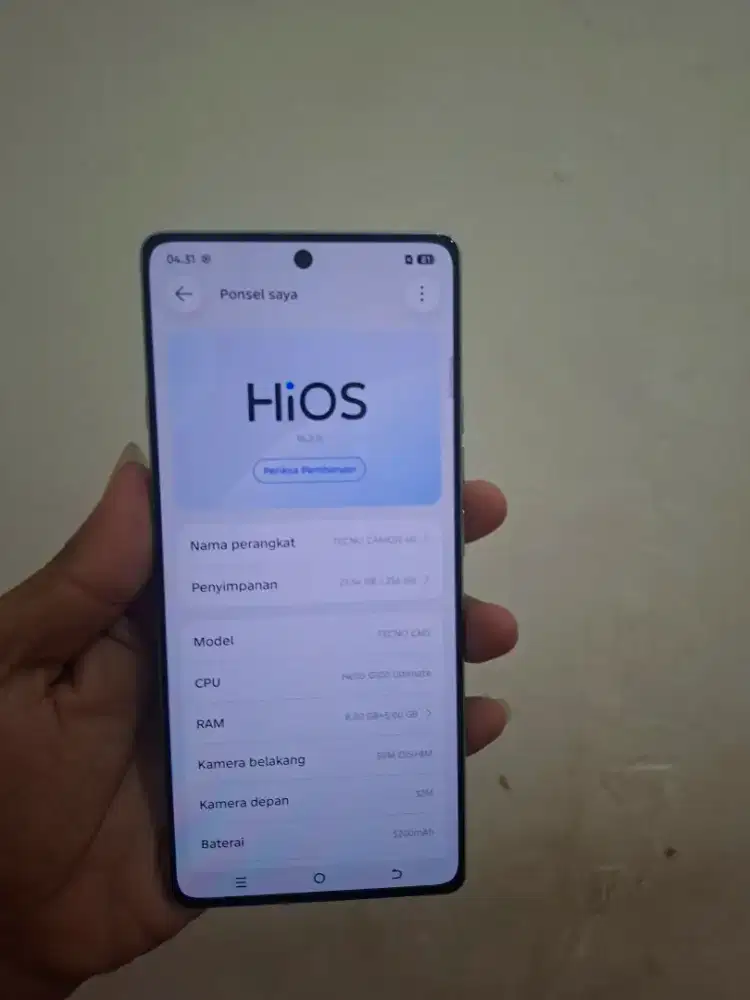 Tecno Camon 40 8/256 mulus hp casan