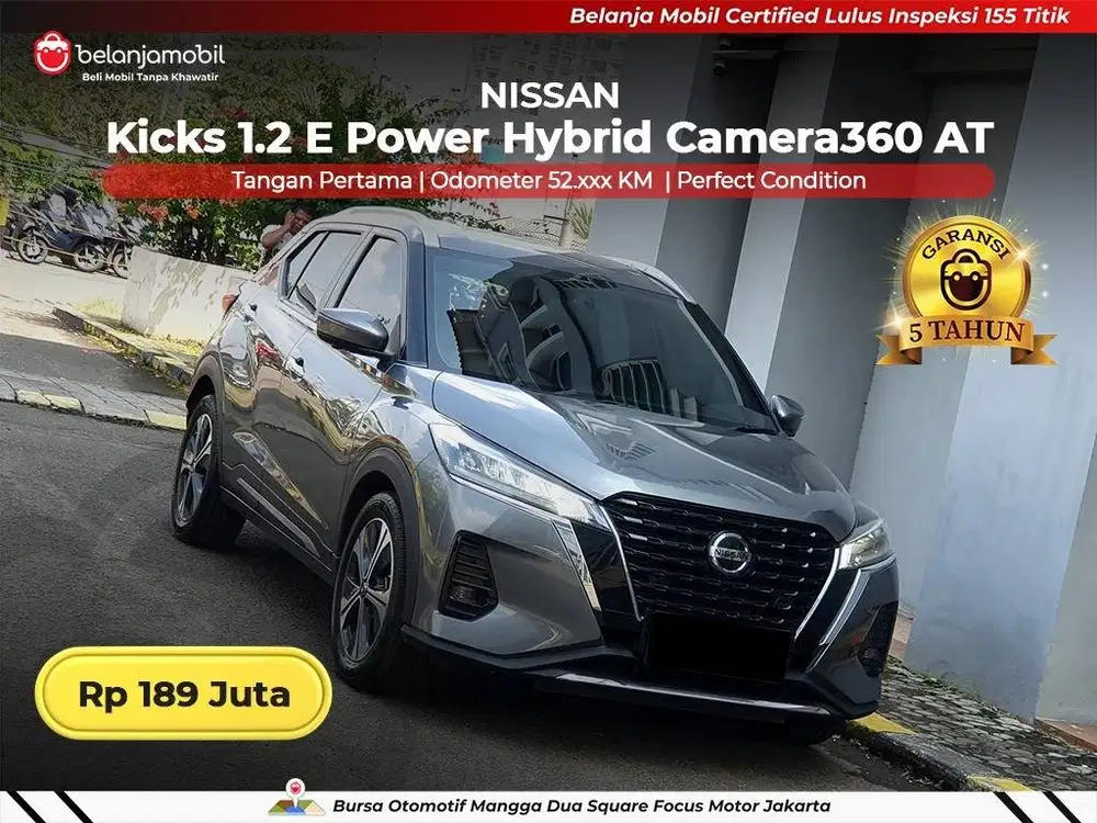 [ LOW KM ] Nissan Kicks 1.2 E Power Hybrid Camera360 2020/2021