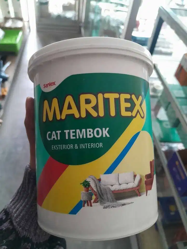 Cat tembok Maritex Interior dan eksterior 1kg