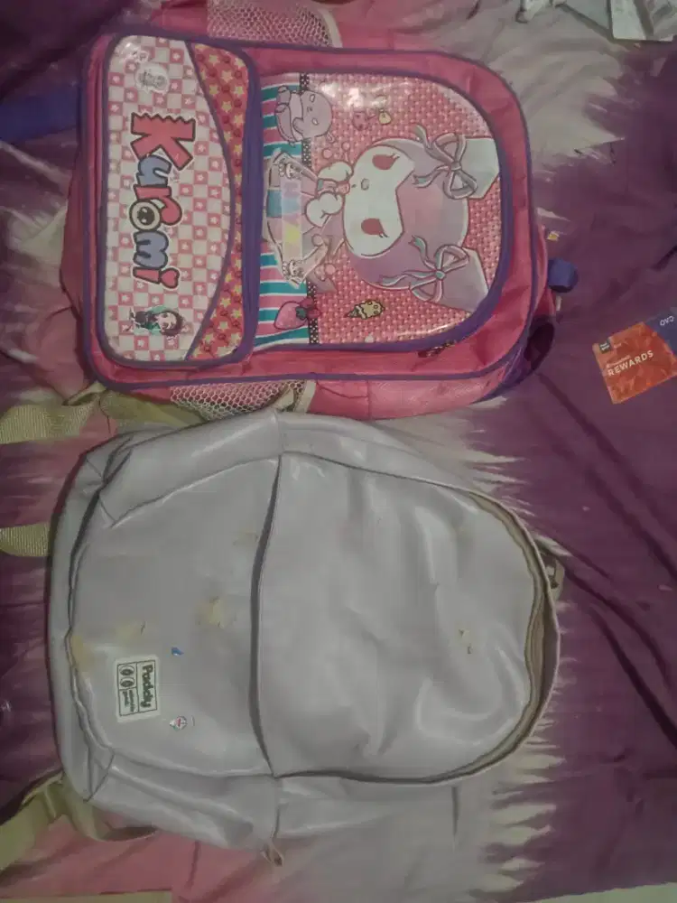 Tas anak tk-sd merk paddy dan free tas kuromi