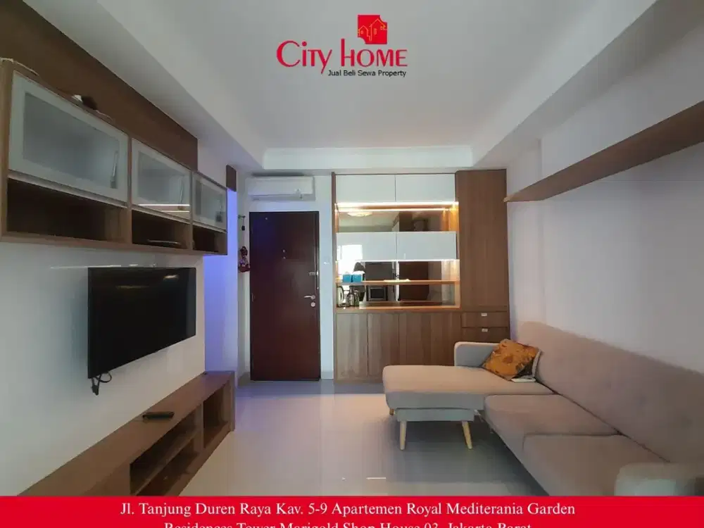 Disewakan Apartemen 3 BR Furnished di Mediterania Garden Residences 2 Tanjung Duren Jakarta Barat