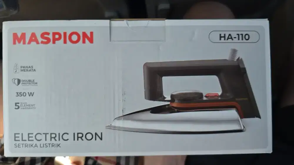 DIJUAL MURAH SETRIKA MASPION HA-110