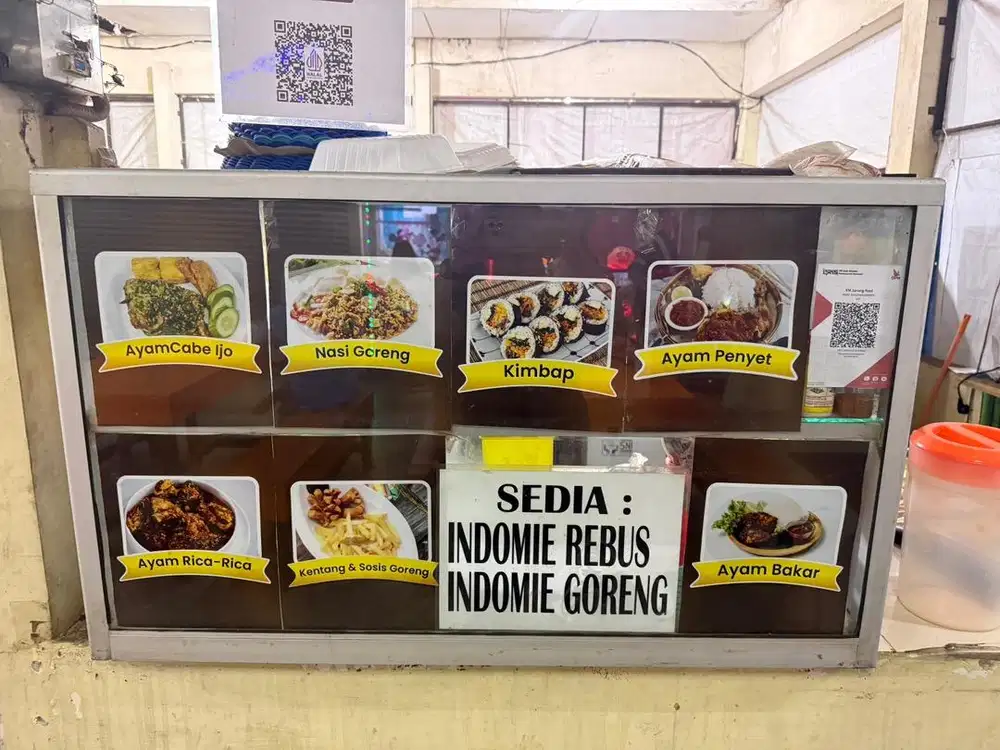 Dijual etalase makanan
