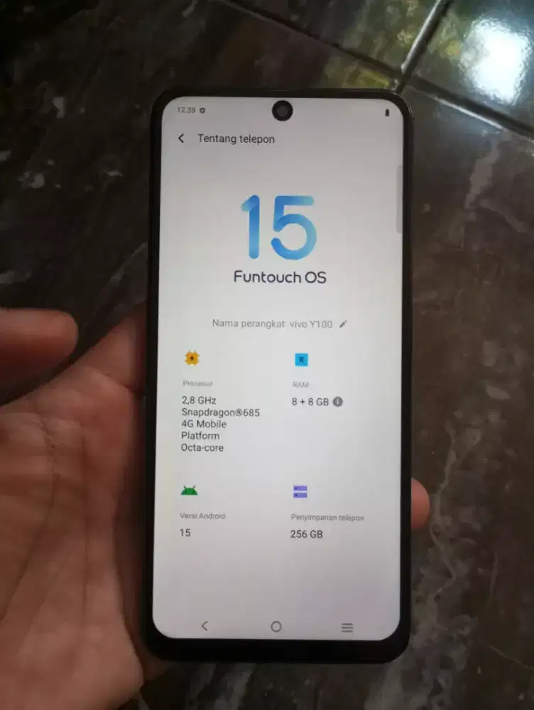 Vivo Y100 Ram8+8/256