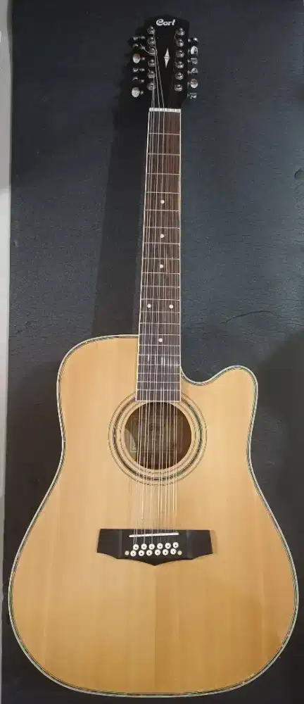 Gitar akustik 12-string Cort AD 810 OP - Nego