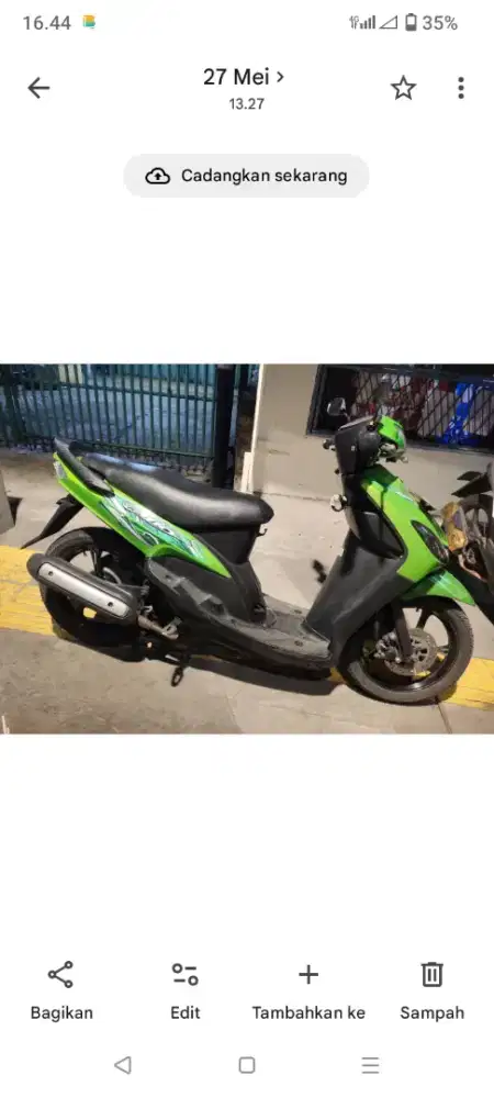 Jual.yamaha Mio smile 2010