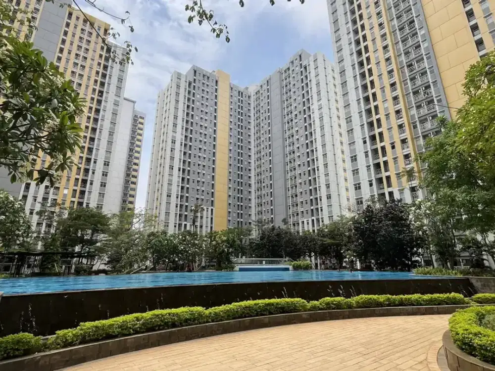 Disewakan unit apartement cantik 2BR Furnished view pool di dekat summarecon mall bekasi