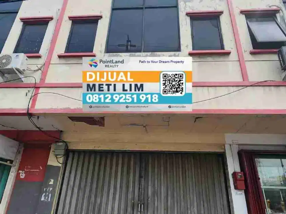 Dijual Ruko Lama Kramat Kwitang Boulevard Hitung Tanah 4,5 Lantai Persimpangan Senen Jakarta Pusat