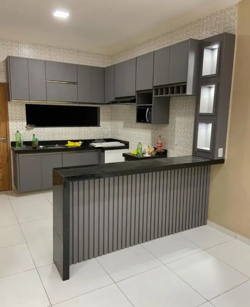 KITCHEN SET MINIMALIS WARDROBE BEDROOM SET BEDROP TV