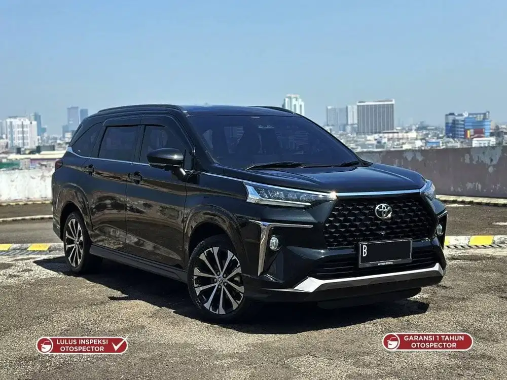 Toyota Veloz 1.5 Q Tss Cvt Hitam 2022 km 50rb Service Record Garansi