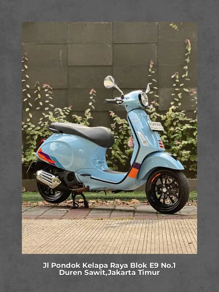 Piaggio Vespa PRIMAVERA S 150 IGET ABS FACELIFT TAHUN 2023 WARNA BLUE