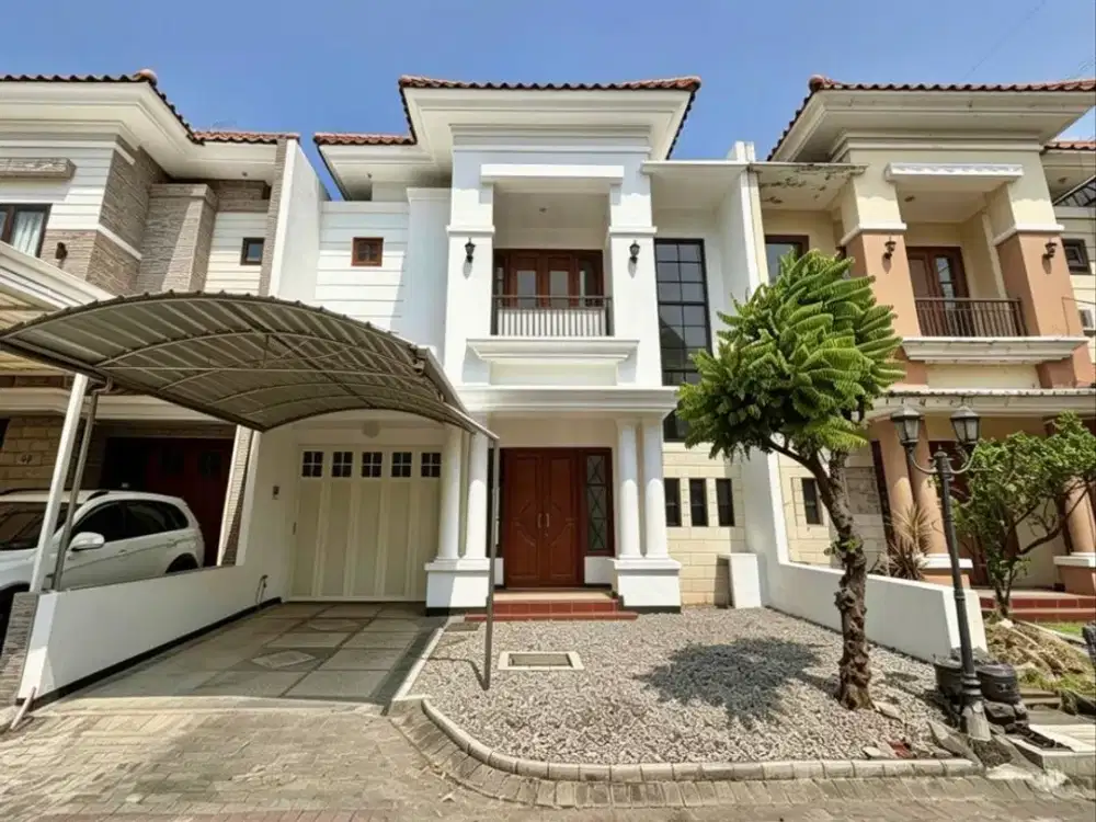 Rumah sudah renovasi di cluster Jemursari Regency