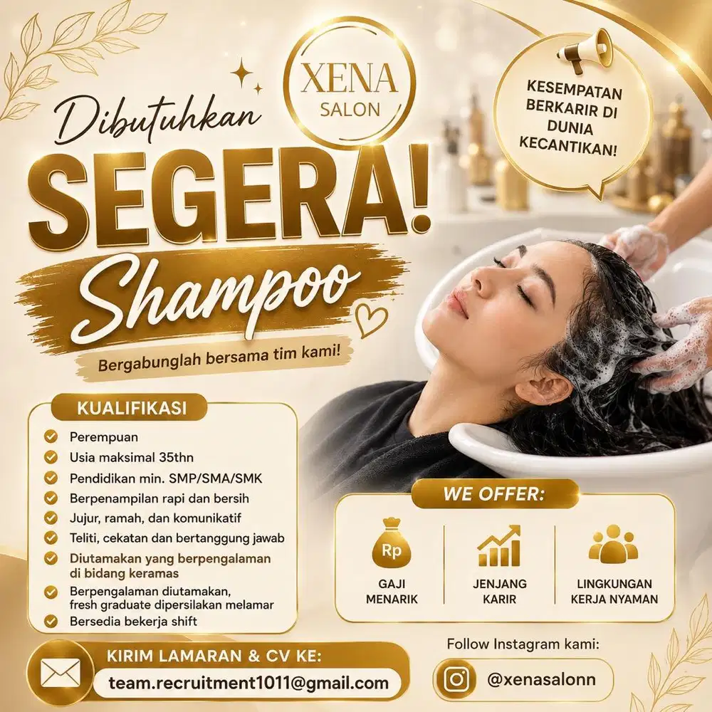 DIBUTUHKAN SEGERA