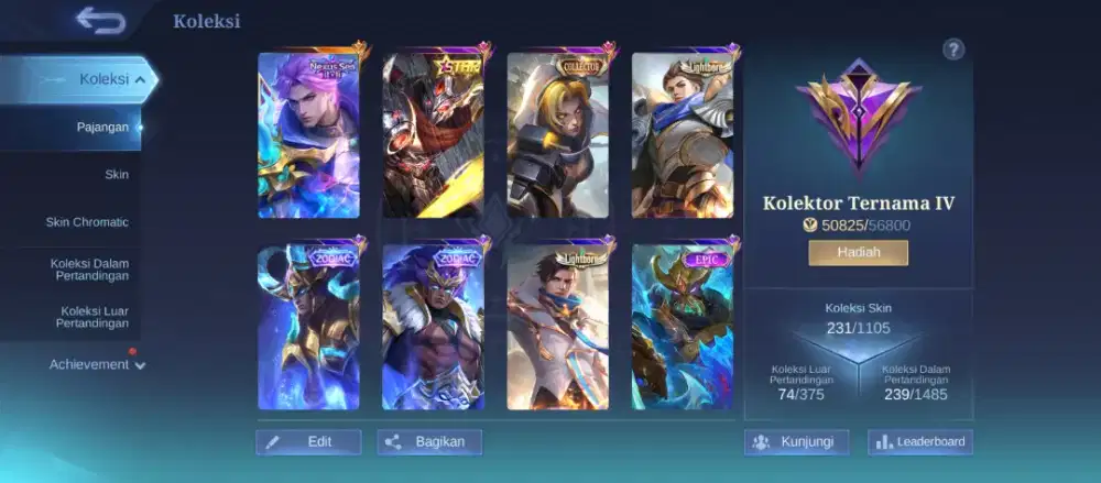 Akun ML (Mobile Legends)
