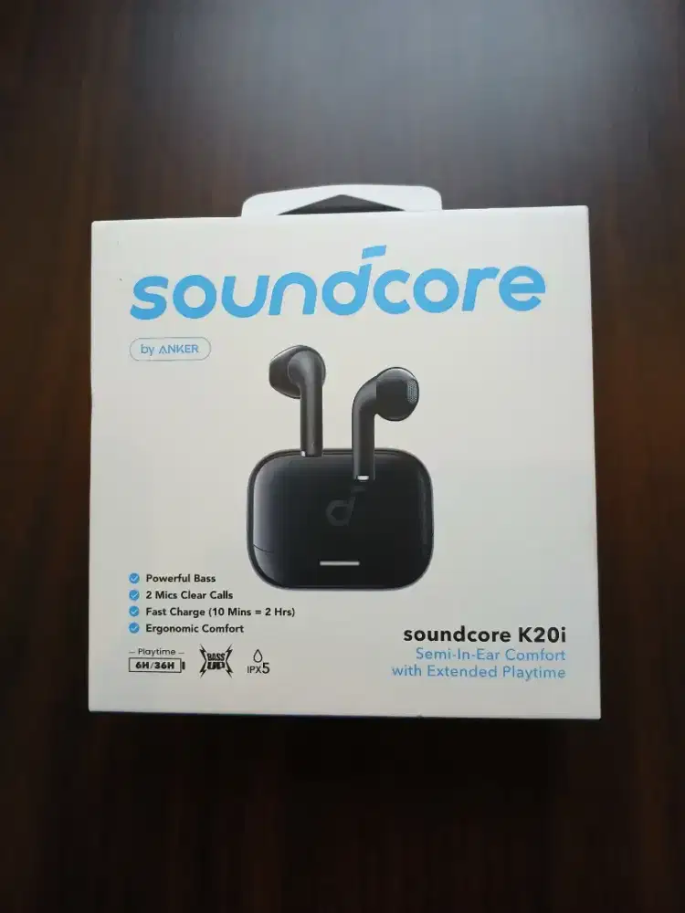 ANKER Earbuds Soundcore K20i Semi in-ear True Wireless with ClearSound