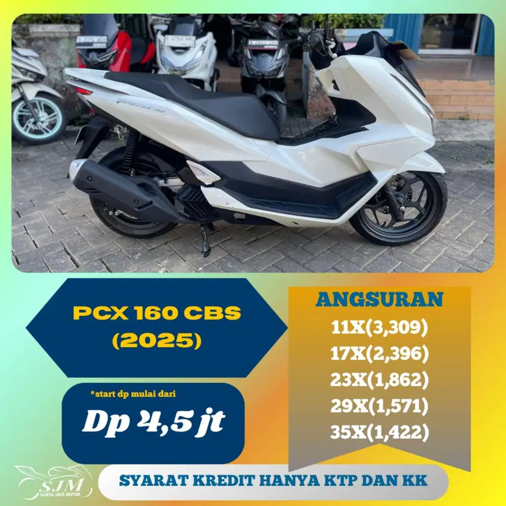 HONDA PCX 160 CBS 2025 CASH & KREDIT