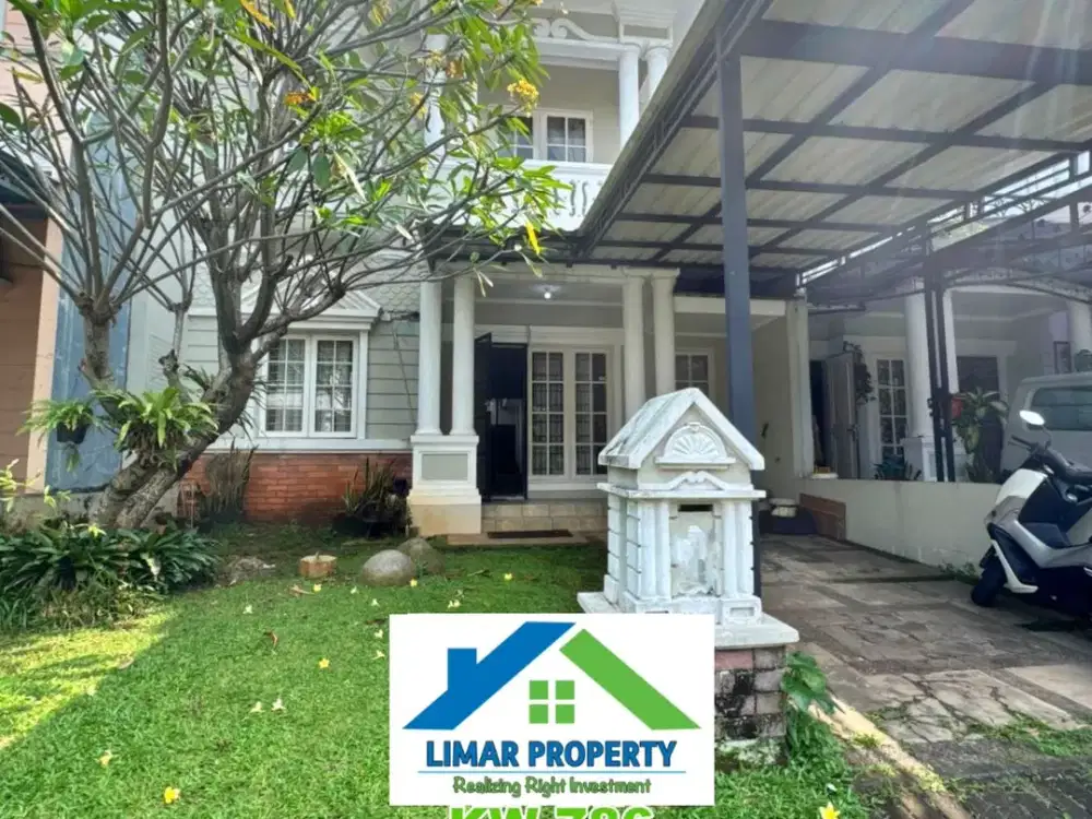 Rumah 2 Lantai Siap Huni dan Strategis di Kota Wisata Cibubur