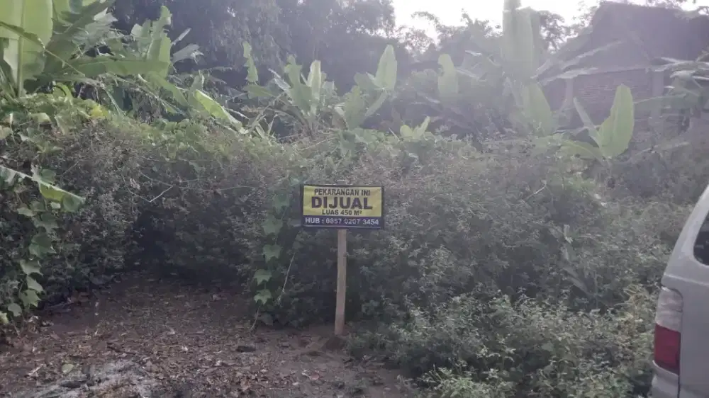 Dijual pekarangan siap bangun