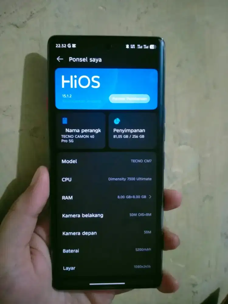Tecno camon 40 pro 5g
