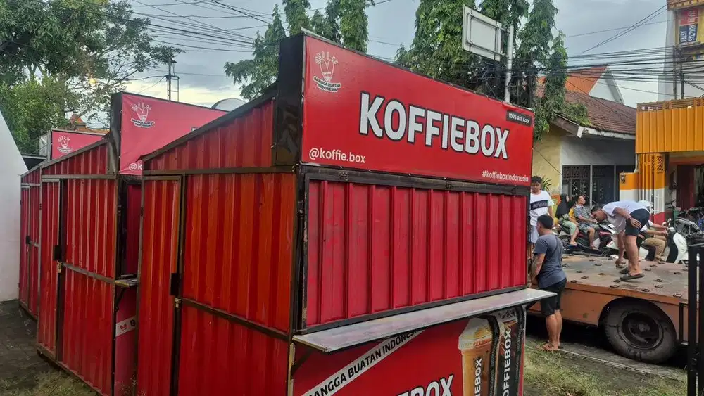 Booth siap dipakai jualan