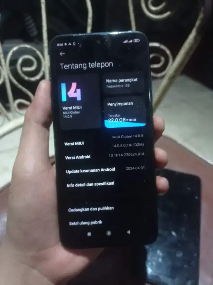 Redmi note 10s 6/128