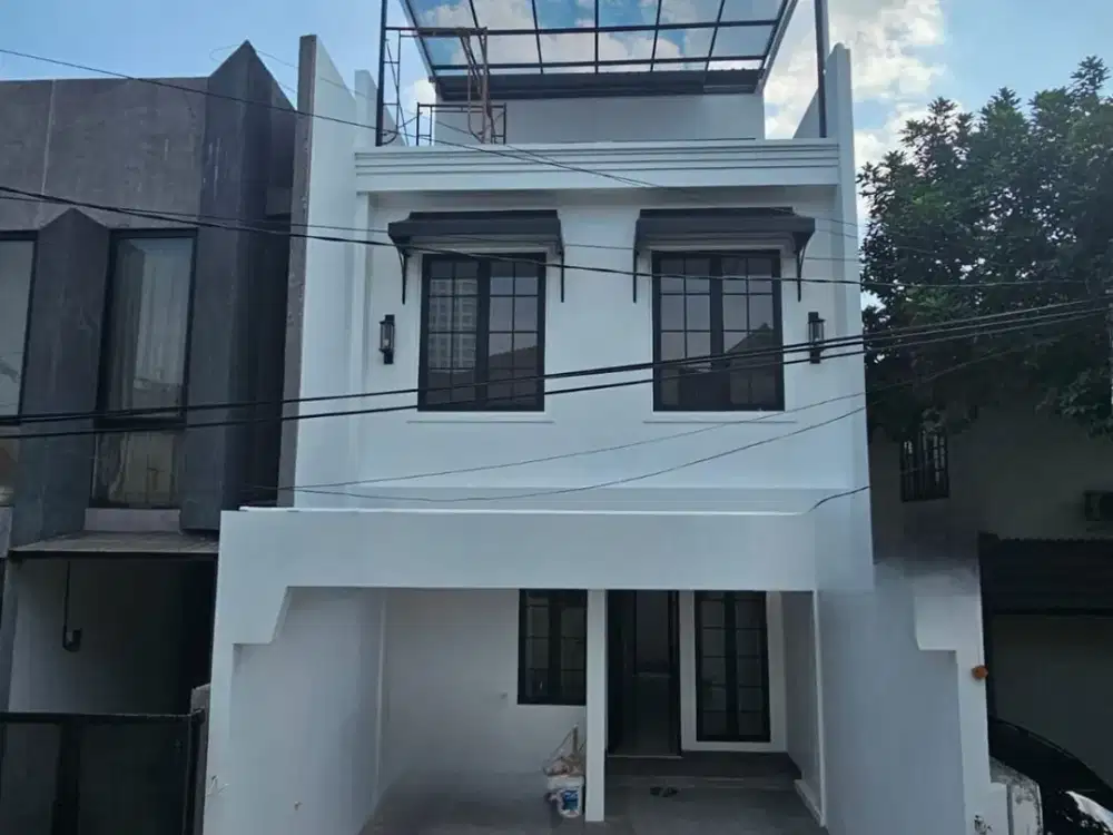 Rumah Classic Baru di Bintaro Veteran Jaksel Dekat Tol dan MRT 3 Lantai