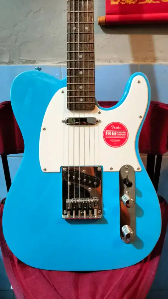 Gitar Squier Sonic Telecaster EG White Pickguard - California Blue