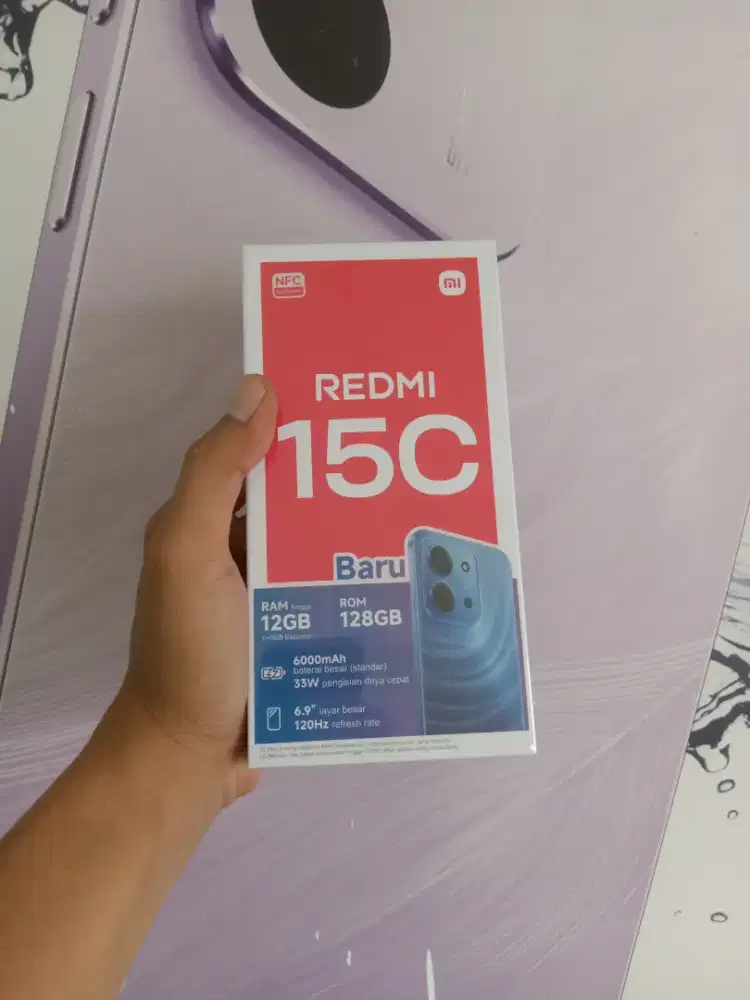 [ Fast respon WA ] Xiaomi Redmi 15C NFC 6+6/128 Garansi resmi 15bln