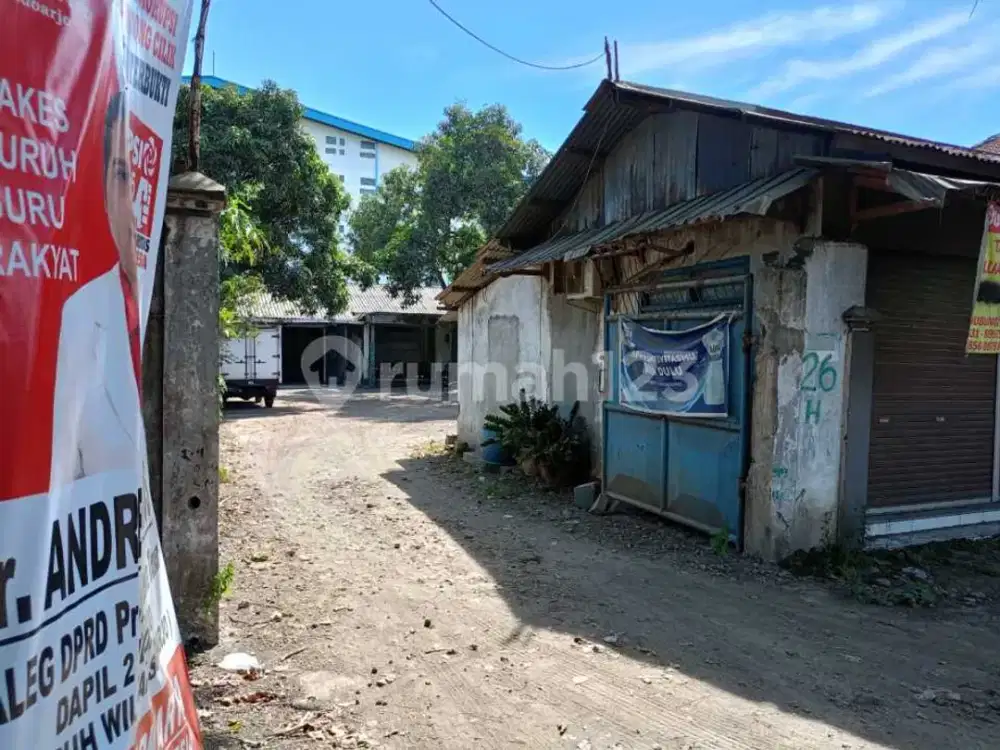 Dijual Tanah + Gudang Daerah Lingkar Timur