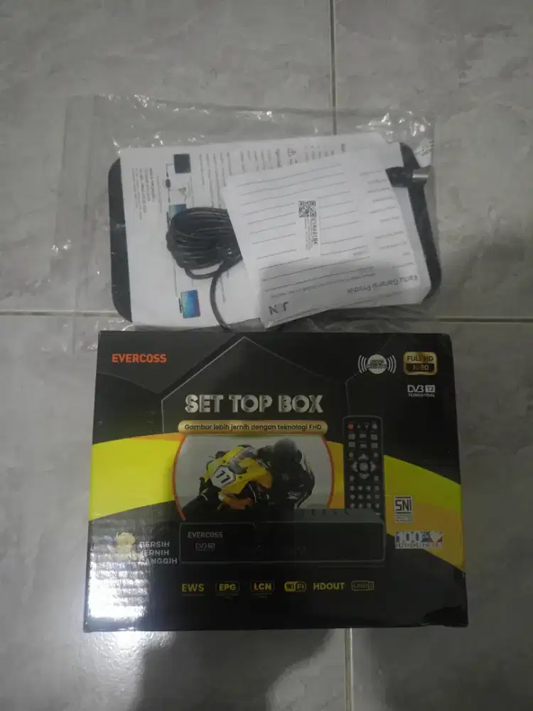 WTS Set Top Box Merk Evercross Baru BNIB