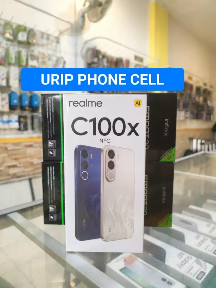 REALME C100X 6/128 promo+bonus cash & credit garansi Resmi