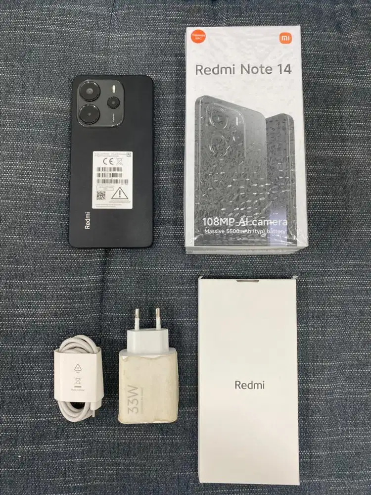 REDMI NOTE 14 8/256GB LIKE NEW GARANSI MASIH ON