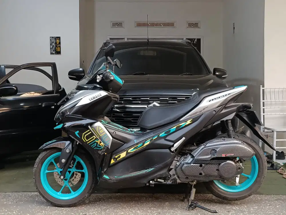 Aerox tahun 2024 low km 14rb/tt boleh gan cash lebih bagus