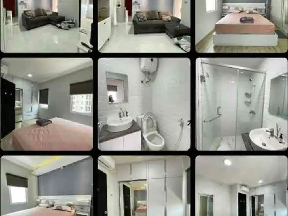 Disewakan apartemen gading mediterania kelapa gading 3 kamar full furnish