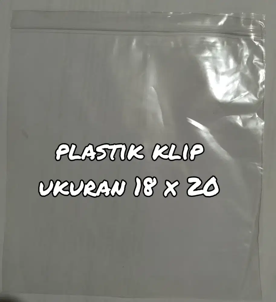 Plastik Klip Ukuran 18x20 dan 20x25