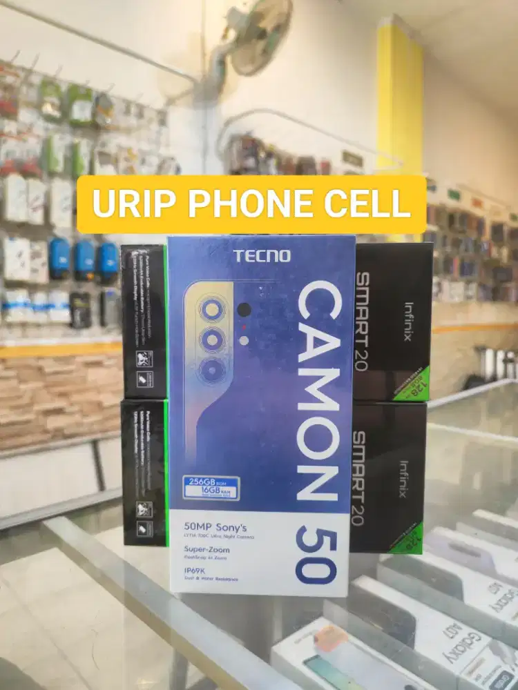 TECNO CAMON 50 8/256 promo+bonus cash & credit garansi Resmi