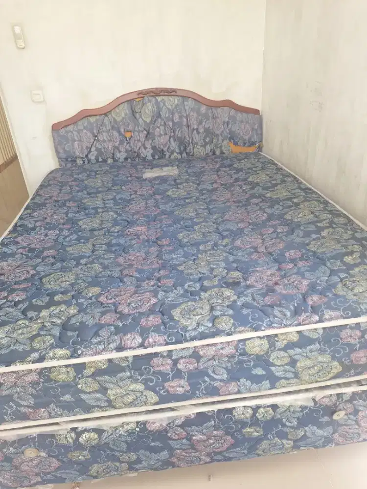 1 set spring bed uk 160x200, dan 100x200