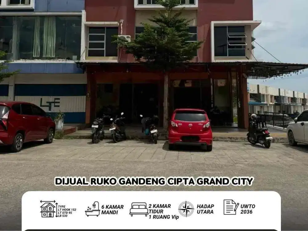 Dijual Ruko Gandeng Cipta Gradn City Sagulung Batam